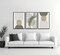 3 Pcs Sage Green Boho Canvas Wall Art Mid-Century Modern Neutral Minimalist Abstract Bohemia Plant Geometric Line Pictures Wall Decor Poster Print Artwork for Living Room Bedroom Decoration Unframed